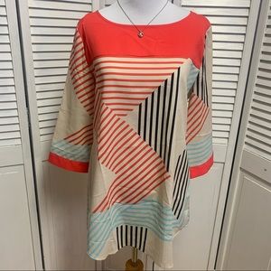 Graphic Print New York & Company Blouse